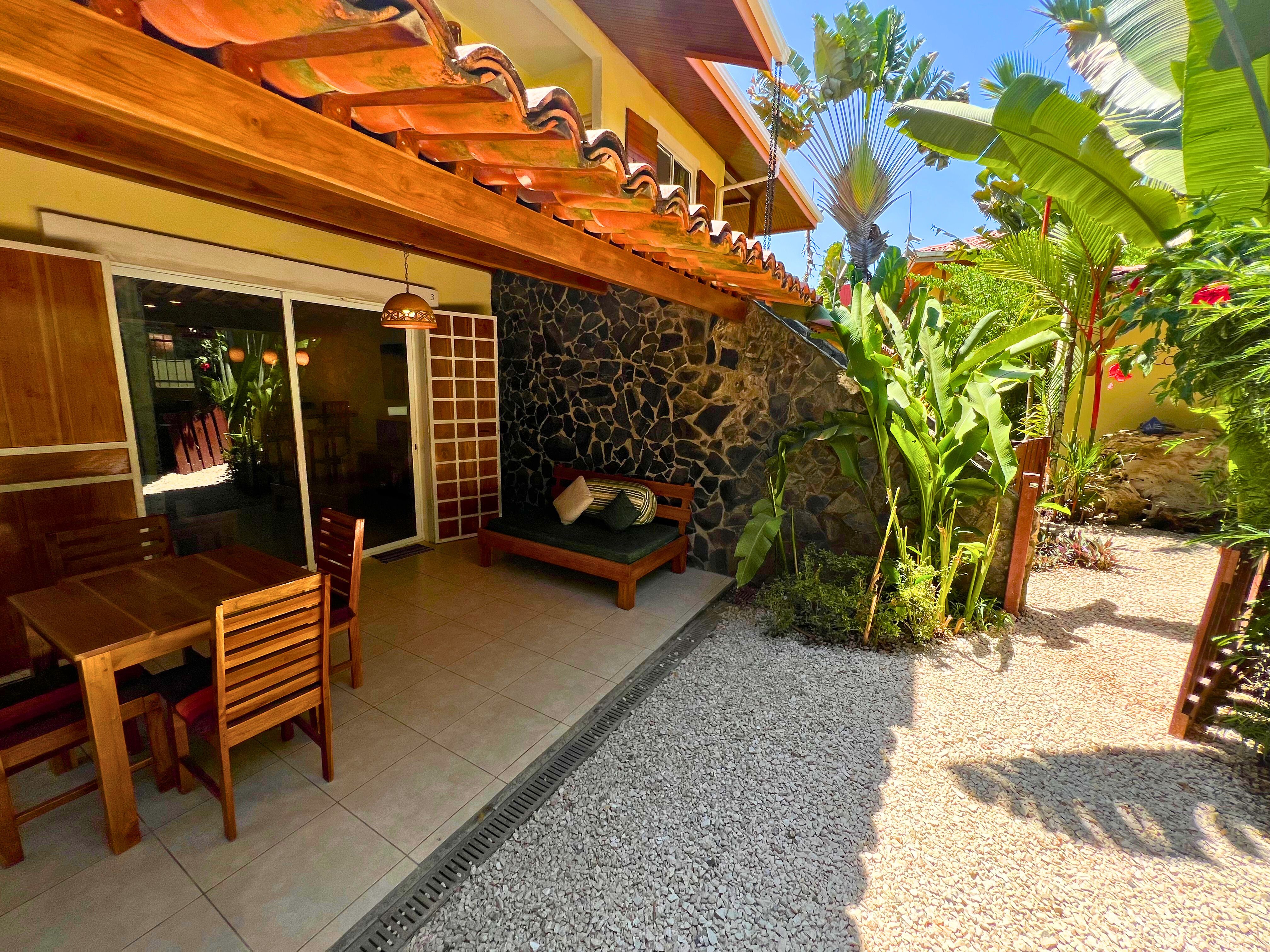 Ground floor apartment terrace and private garden